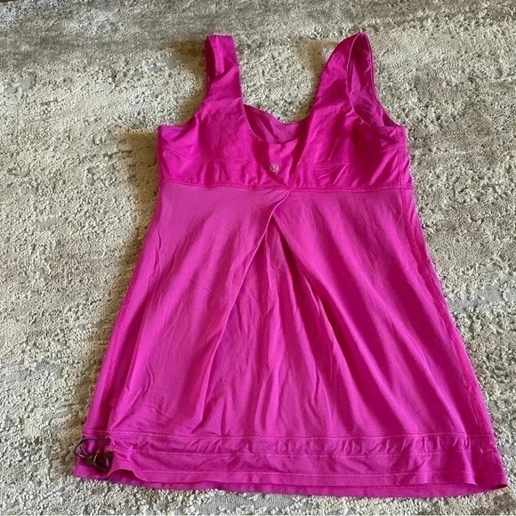 lululemon Hustle and Bustle Tank Top Workout Sleeveless Running Pink: 8 - Picture 7 of 10